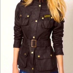 NWT Barbour International Belted Jacket
